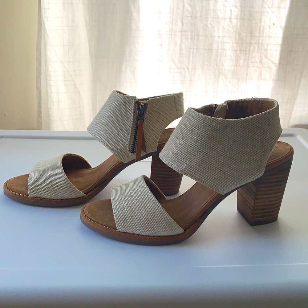 Toms Majorca Cutout Sandal Heels